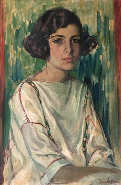 „Portret Renaty Muthesius”, 1928, <br> domena publiczna.
