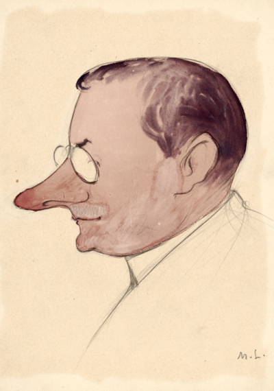 Mojżesz Lejbowski, Karykatura Lenkševičiusa, 1913 (No T-637).